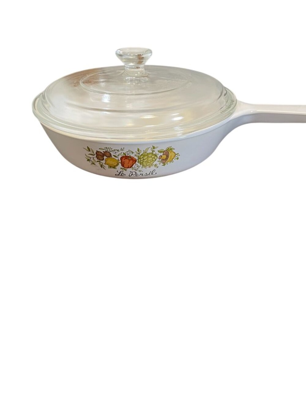 Vintage Corning Ware Le Persil Spice of Life Skillet Pan P-83-B 6 1/2" w/ Lid